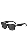 Hugo Boss 1739 Monogram Sunglasses In Black/gray