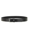 Hugo Boss Boss Men Cintura Con Logo In Black