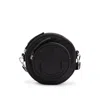 Hugo Boss Circular Crossbody Bag With Happy Hugo Logo In Black