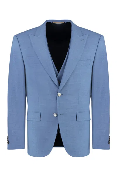 Hugo Boss Classic Blue 3-piece Suit For Men