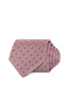 Hugo Boss Classic Circle Tie In Pink