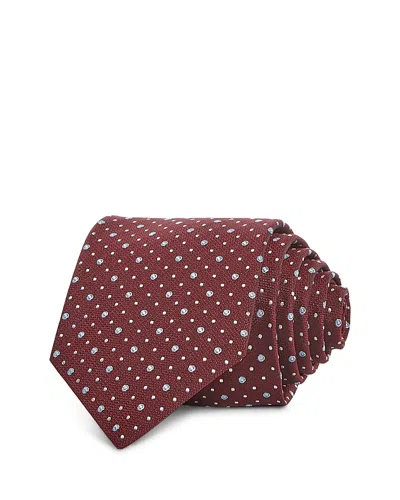 Hugo Boss Classic Circle Tie In Red