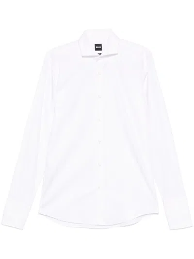 Hugo Boss Classic Collar Shirt In White