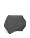 Hugo Boss Classic Dot Tie In Black
