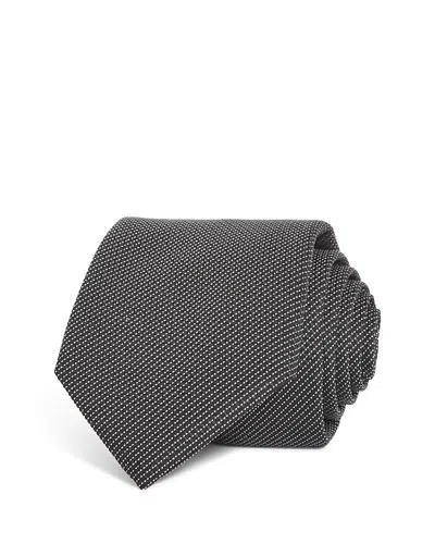 Hugo Boss Classic Dot Tie In Black