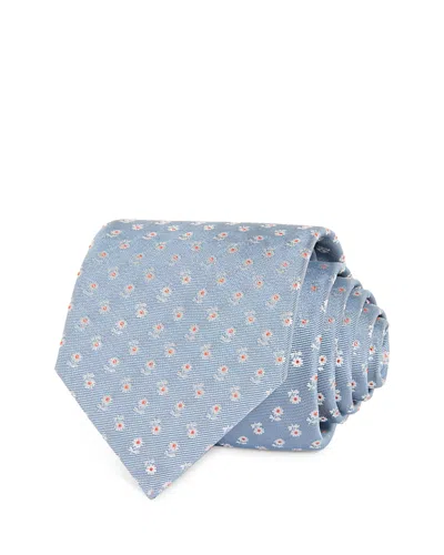 Hugo Boss Classic Flower Tie In Blue