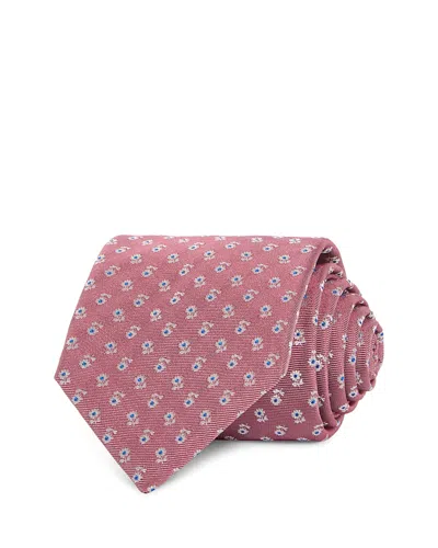 Hugo Boss Classic Flower Tie In Pink