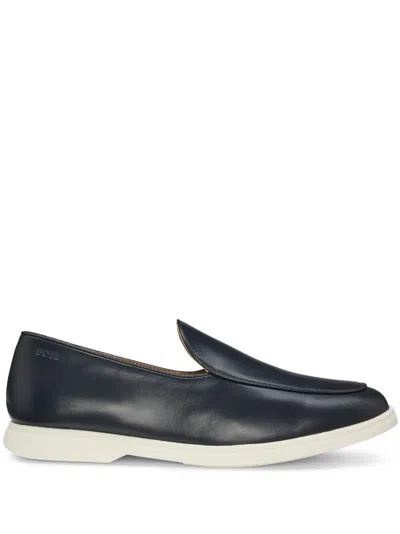 Hugo Boss Clay Loafers In Blue