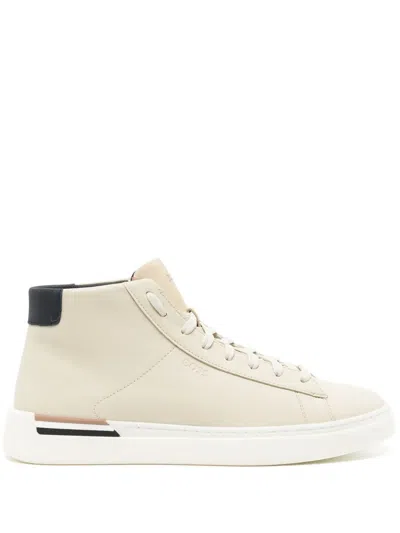 Hugo Boss Clint Hi-top Sneakers In Neutrals
