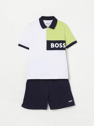 Hugo Boss Clothing Set Boss Kids Color White
