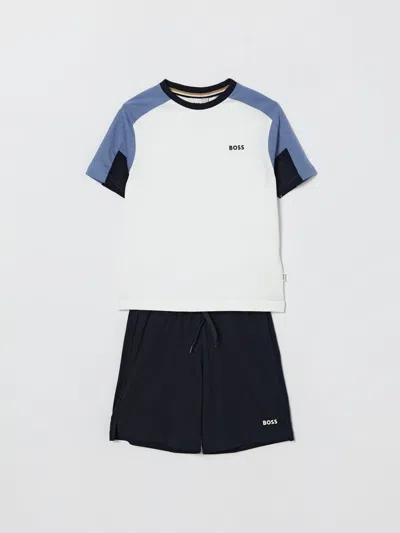 Hugo Boss Clothing Set Boss Kids Color Navy In Multi
