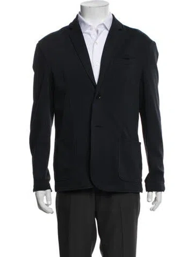Pre-owned Hugo Boss Coat In Blue