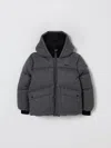 Hugo Boss Coat Boss Kids Color Grey In Gray
