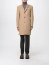 Hugo Boss Jared Regular-fit Coat In Brown