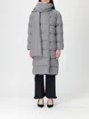 Hugo Boss Coat Boss Woman Color Grey In Gray