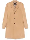 Hugo Boss Coat Hugo Men Color Beige In Brown