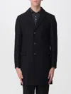 Hugo Boss Coat Hugo Men Color Black In Black