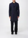 Hugo Boss Coat Hugo Men Color Blue