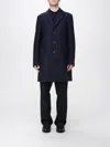 Hugo Boss Coat Hugo Men Color Blue In Blue