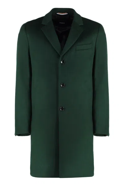 Hugo Boss Coats & Jackets In Green