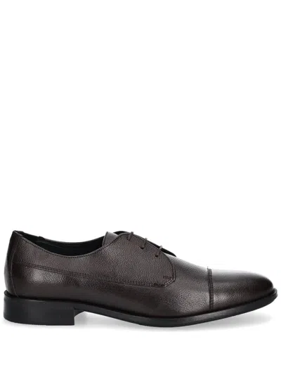 Hugo Boss Colby Derby Shoes In Brown