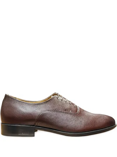 Hugo Boss Colby Lace-up Oxford Shoes In Brown