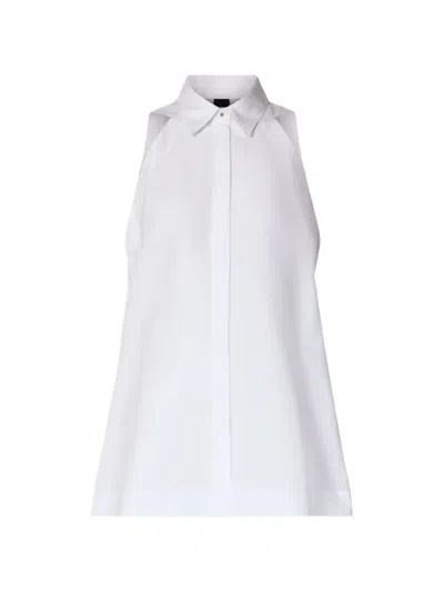 Hugo Boss Collar Becola Blouse In White
