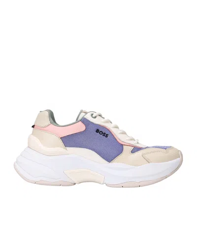 Hugo Boss Colorblock Chunky Sneaker In Multi