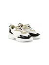 Hugo Boss Colourblock Sneakers In White