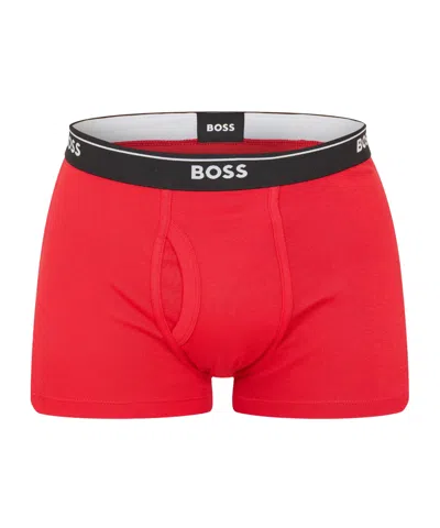 Hugo Boss Comfortable Boxer Briefs In Red