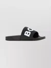 Hugo Boss Comfortable Open Toe Rubber Sandals In Black