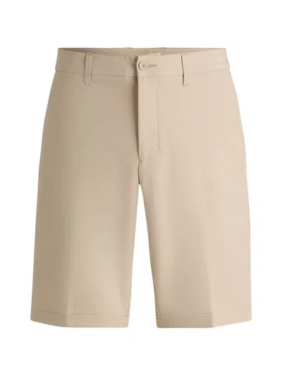 Hugo Boss Commuter Shorts In Neutral