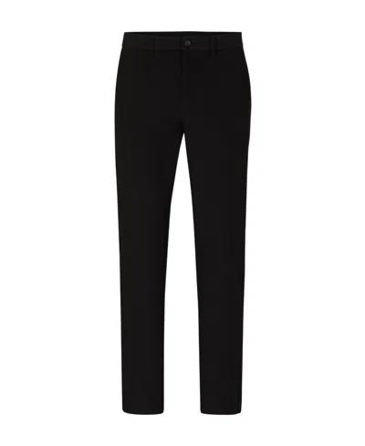 Hugo Boss Commuter Straight-leg Trousers In Black