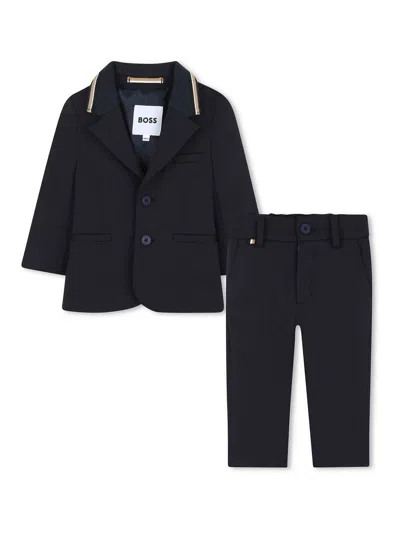 Hugo Boss Complete Jacket And Trousers In Black | ModeSens