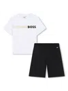 Hugo Boss Clothing Set Boss Kids Color White In White