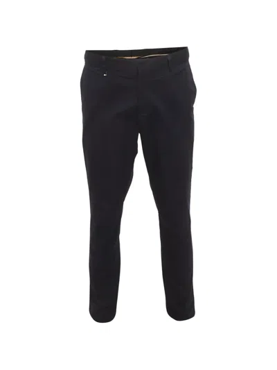 Pre-owned Hugo Boss Concealed-closure Trousers In Blue
