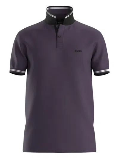 Hugo Boss Boss Paddy Pro Performance Polo In Purple