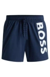 Hugo Boss Boss Octopus Swim Trunks In Navy