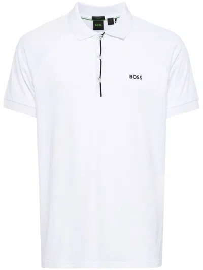 HUGO BOSS CONTRAST PANEL POLO SHIRT