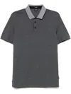 Hugo Boss Boss Pitton Slim Fit Mercerized Cotton Polo In Blue