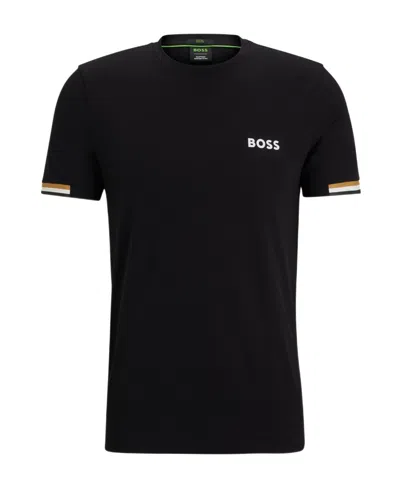 HUGO BOSS BOSS HUGO BOSS LOGO PRINTED CREWNECK T-SHIRT