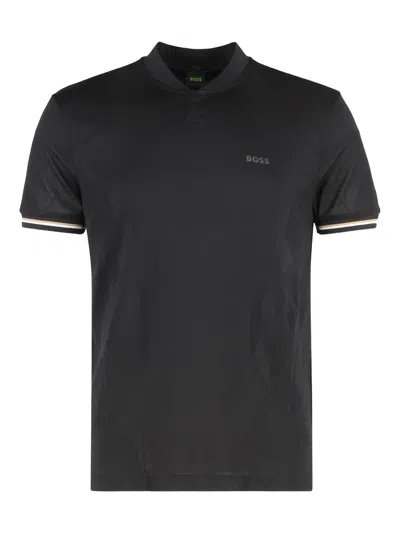 Hugo Boss Boss Techno Fabric T-shirt In Black