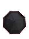 Hugo Boss Contrasting-trim Umbrella In Black