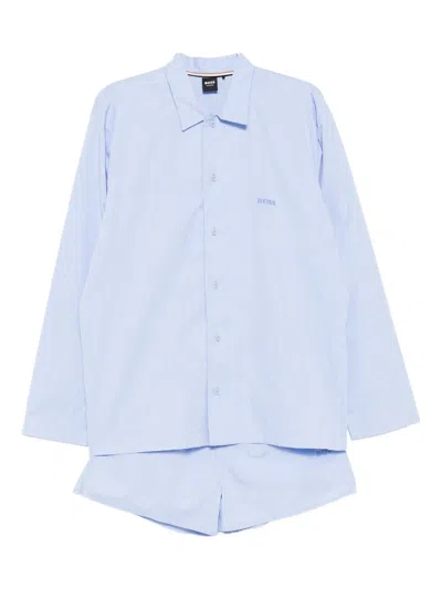 Hugo Boss Cooper Pajama Set In Blue