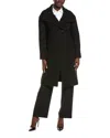 Hugo Boss Coppedea Wool-blend Coat In Black