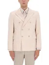 Hugo Boss Corduroy Blazer In Neutral