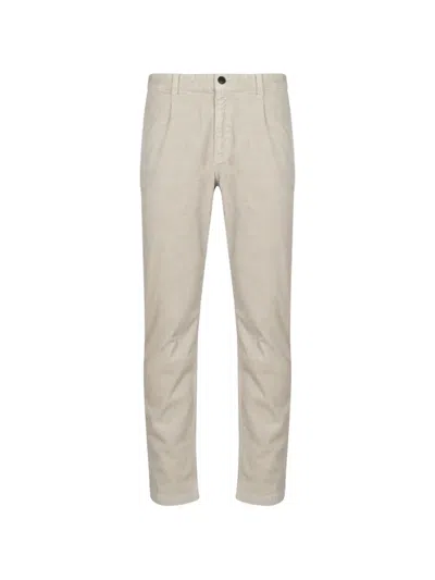 Hugo Boss Elasticated-waistband Trousers In Gray
