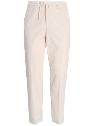Hugo Boss Corduroy Trousers In White