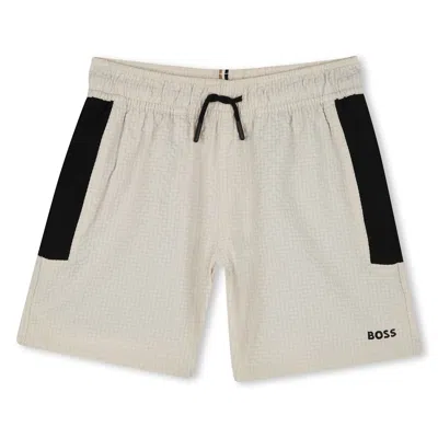 Hugo Boss Kids' Costume Con Logo In Neutral