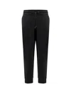 Hugo Boss Cotton Blend Jogger Trousers In Black